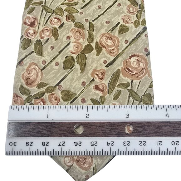 Valentino Cravatte Handmade Silk Floral Tie - Picture 6 of 6